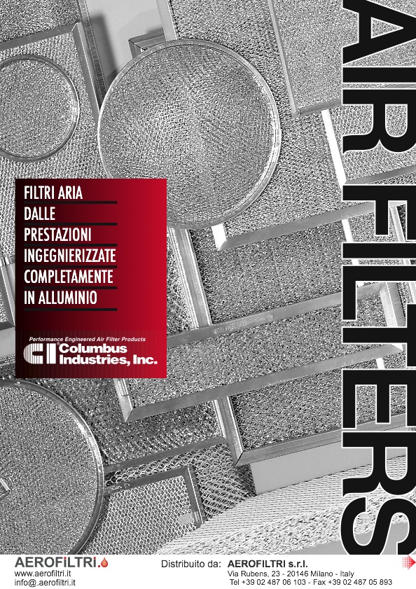 Filtri per Cabine ed Impianti di Verniciatura: Prospetto Filtri Aria in Alluminio FITS - Copertina