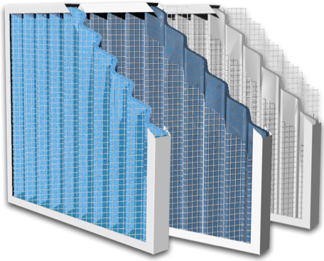 Filtri per Impianti e Cabine di Verniciatura Celle Filtranti Pieghettate